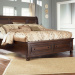 Porter, Кровать двуспальная с выдвижными ящиками для хранения, размер спального места 153 см*203 см 