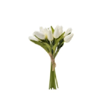 CH0656-W Тюльпан  белые, маленькие